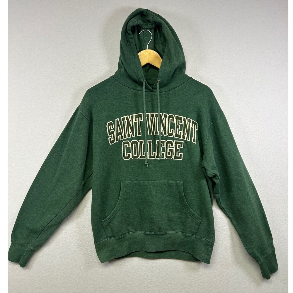 Collegiate Gorpcore Blue 84 Mens Sm Green Saint‎ Vincent College Hoodie Pullover